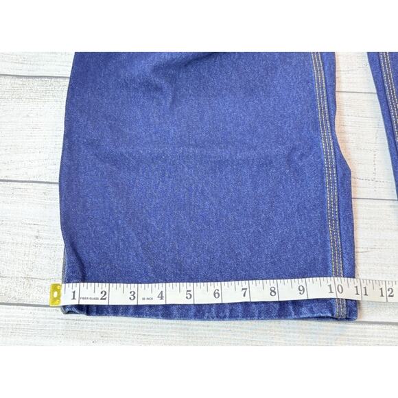 Duluth Trading Men’s Ballroom Relaxed Fit Jeans Dark Denim Size 48x32 - Picture 2 of 7